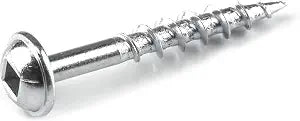 Kreg Zinc Pocket-Hole Screws - SML-C125-100, 100 Count, 1-1/4 Inch.