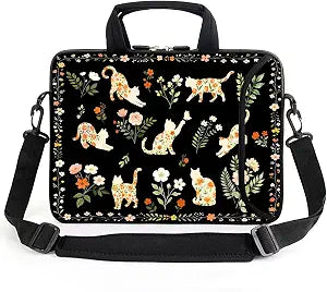 AMARY 17" Laptop Shoulder Bag Carrying Case Adjustable shoulder straps, comfortable handle, front pocket for storing mouse (Cat-2)