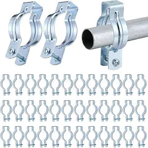 Yaocom 50 Pcs EMT Conduit Hanger with Bolt 1 Inch Conduit Clamp