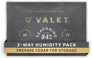 Valet 84% Two-Way Humidity Pack Single (60g) for Wood Container Prep