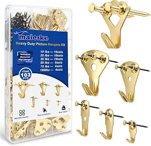 103PCS Picture Hanger Kit (10-100lbs)