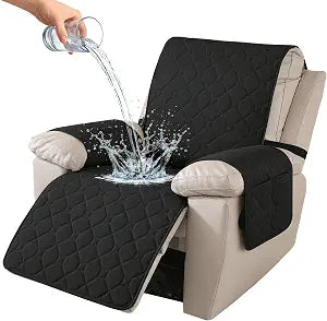Waterproof Recliner Covers that Stay in Place, (Black, 30")
