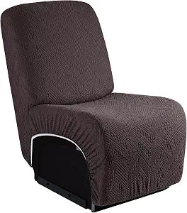 Ruaozz Stretch Armless Chair Seat Cover, Soft Furniture Protector