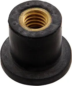 Hillman 10 Pack Expansion Nuts (1/4"-20 x 1") | Rubber Well Nuts with Steel Insert | Blind Hole Fasteners for Sealing Leakproof Mounting Automotive Marine Applications