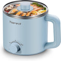 Topwit 1.6L Electric Pot, Ramen Cooker with 304 Stainless Steel Material