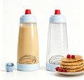 2 Pack 1000ml Pancake Batter Squeeze Dispenser Bottle with Whisk Ball
