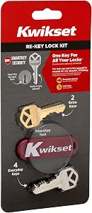 Kwikset SmartKey Re-Key Kit for Kwikset SmartKey Locks Only, DIY Rekey Tool Set, Easy Key Reset, Not Compatible with Non-SmartKey Locks
