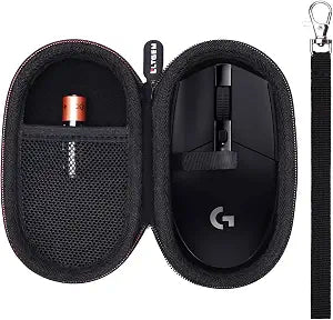LTGEM Mouse Case for Logitech G305/G304/G203/G309/G703 Mouse, Black