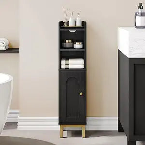 Hzuaneri Bathroom Storage Cabinet, Small Corner Floor Cabinet