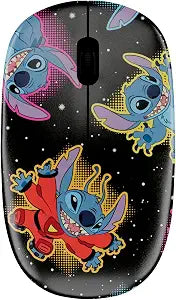 iJoy Disney Lilo and Stitch Wireless Mouse, Bluetooth Ergonomic Mouse Computer Accessories for Laptop Computer or Mini PC and Stitch Gifts for Women, Men, and All Fans of Stitch Stuff