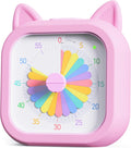 Owliwise Cat Visual Timer for Kids, 60 Min Countdown, 3 Sound Modes
