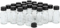 Vivaplex, 24, Clear, 15 ml Glass Bottles, with Lids