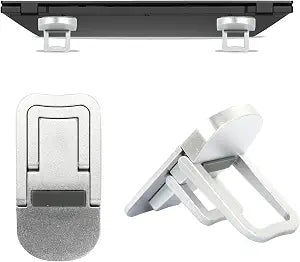 2 Pcs Self-Adhesive Foldable Laptop & Keyboard Riser Feet