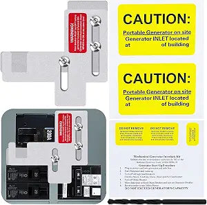 Generator Interlock Kit Compatible with Siemens Murray 150 or 200 Amp Panel