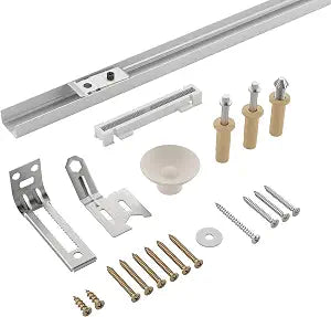 Richelieu | Onward 24-inch Bi-Fold Sliding Single Door Hardware Kit, White