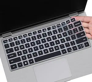 Keyboard Cover Skin for Dell Latitude 3440 3450 5420 5430 5431 5440 5450 14, Latitude 7440 7450 7430 7420 7410 9420 9430 14, Latitude 16" 7650 7640, Latitude 9510 9520 7520 2025-2022 Laptop,Black