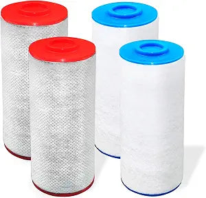 Replacement Filter Set for Weddell Duo - Efficient Shower Water Filtration System Removes Chlorine/PFAS/Contaminants For Skin and Hair Healthier Shower Head Filter for Hard Water