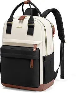 LOVEVOOK Travel Laptop Backpack Women, 17.3 Inch Anti-theft Laptop Bag with USB Port, Fashion Waterproof Computer Backpacks Teacher Nurse Backpack Purse for College School Work
