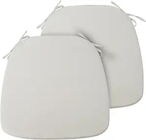 FUNHOME Indoor/Outdoor Chair Cushions Set of 2, 17x16x2Inch-Green Medal