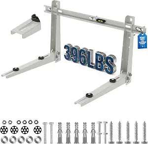 Mini Split Wall Mounting Bracket, 396 lb Capacity, Fits 700012000 BTU AC
