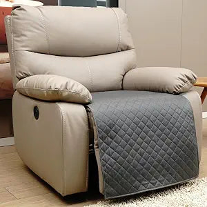 Eismodra Recliner Chair Covers Non-Slip Recliner Cover Stay in Place Washable Reclining Armchair Seat Slipcover Furniture Protector for Kids Pets Dogs (Dark Gray, 1 Piece 23''x39'')
