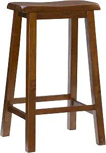 Powell Furniture Bar Stool, 29", Honey Brown