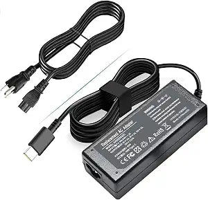 Universal 65W 45W USB C Laptop Charger for Dell Chromebook Latitude xps 13