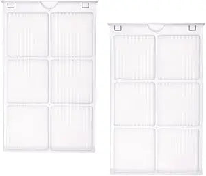 WJ85X21746 For Ge Air Conditioner Filter Replacement Replaces Ap6280063,4588851, A0010209471 Ac Filter Replacement,for Ge Window Air Conditioner Filter Fit for Ge Ahq06lyq1,Ahr05lwq2,Ahq06lyw1 2 Pack