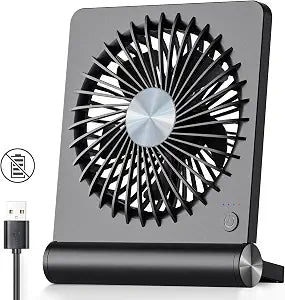 Koonie USB Desk Fan, Strong Wind Ultra Quiet Small Mini Fan