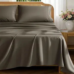 Shilucheng King Size Sheet Set - 100% Microfiber, Ultra-Soft Bed Sheets