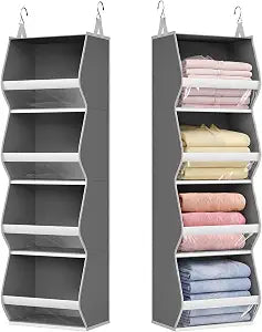 Lifewit Hanging Closet Organizer and Storage for Clothes, Gray, 1 Pack