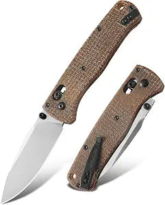 VIRENKNIFE Folding Pocket KnifeLightweight Pocket Knife 2.95'' 14C28N Steel Blade Micarta Handle Small EDC Knife with Pocket Clip,Crossbar LockSharp Camping Survival Hiking Knife Gifts for Men Women