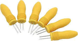 Chef Craft Select Soft Corn Holders, 6 piece set, Yellow