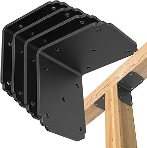4x4x3.5 Pergola Brackets,Heavy Duty L Bracket for Wood (4PCS)