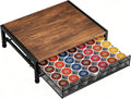 Homsorout 42 K Cup Holder, Coffee Pod Holder Drawer for Countertop, Brown