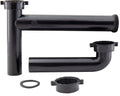 RecPro RV Kitchen Sink Drain Assembly | For Double Bowl Sinks | 1-1/2" Continuous Waste Kit
