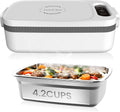 Cordless Electric Lunch Box, 1000 ml Food Container, Portable Food Warmer