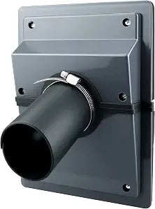 HVAC Wall Penetration Cover & Line-Set Cover Kit, AC Line-Set Insulation Protector, Easy Install Split Cover Wall Sleeve, Outlet Retrofit for Indoor & Outdoor Air Conditioner Systems (Grey)