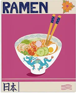 Stupell Industries Enchanted Japanese Ramen, 16 x 20 Inch Canvas Wall Art