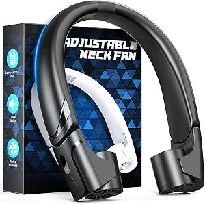 Neck Fan with Dual Motors, Adjustable Airvents Fan