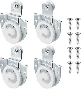 Yaocom 4 Pcs Sliding Closet Door Hardware Kit, Adjustable Version