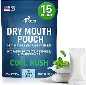 Dry Mouth Products - RHEO��� Pouches for Natural Saliva Stimulation by OPS