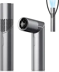 Portable Handheld Turbo Fan,3 IN 1 Rechargeable Mini Fans,Up to 12 Working Hours,1-199 Speed,Digital Display,for Outdoor,Travel,Beach,Office,2026 Summer Gifts for Women & Men (Grey)