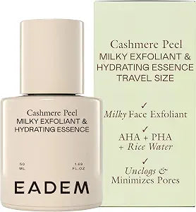 EADEM Milky Rice Exfoliating Toner, AHA & PHA Face Exfoliant Travel Size