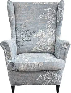 NILUOH Stretch Wingback Chair Slipcovers 9-Piece