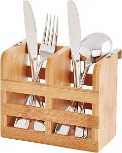 HIC Kitchen Bamboo Dish Rack Caddy, Natural Bamboo, Drying Organizer
