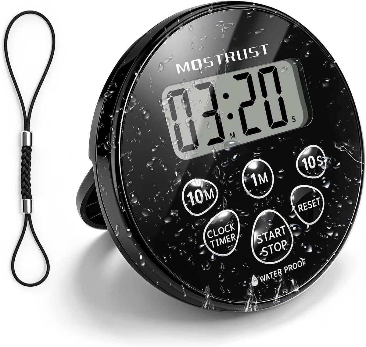 Digital Waterproof Shower Clock Timer