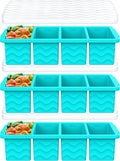 1 Cup Silicone Freezer Molds, Silicone Freezer Trays with Lid, 3-Pack