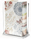 Acrylic Napkin Holder For Table,Vertical Guest Towel Dispenser