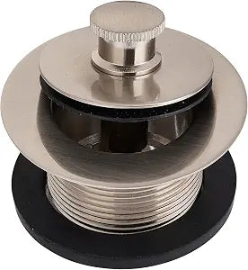 Bath tub Drain Kit 1-7/8" 1-1/2-11.5NPSM Brushed Nickel tub Drain Strainer,All Brass